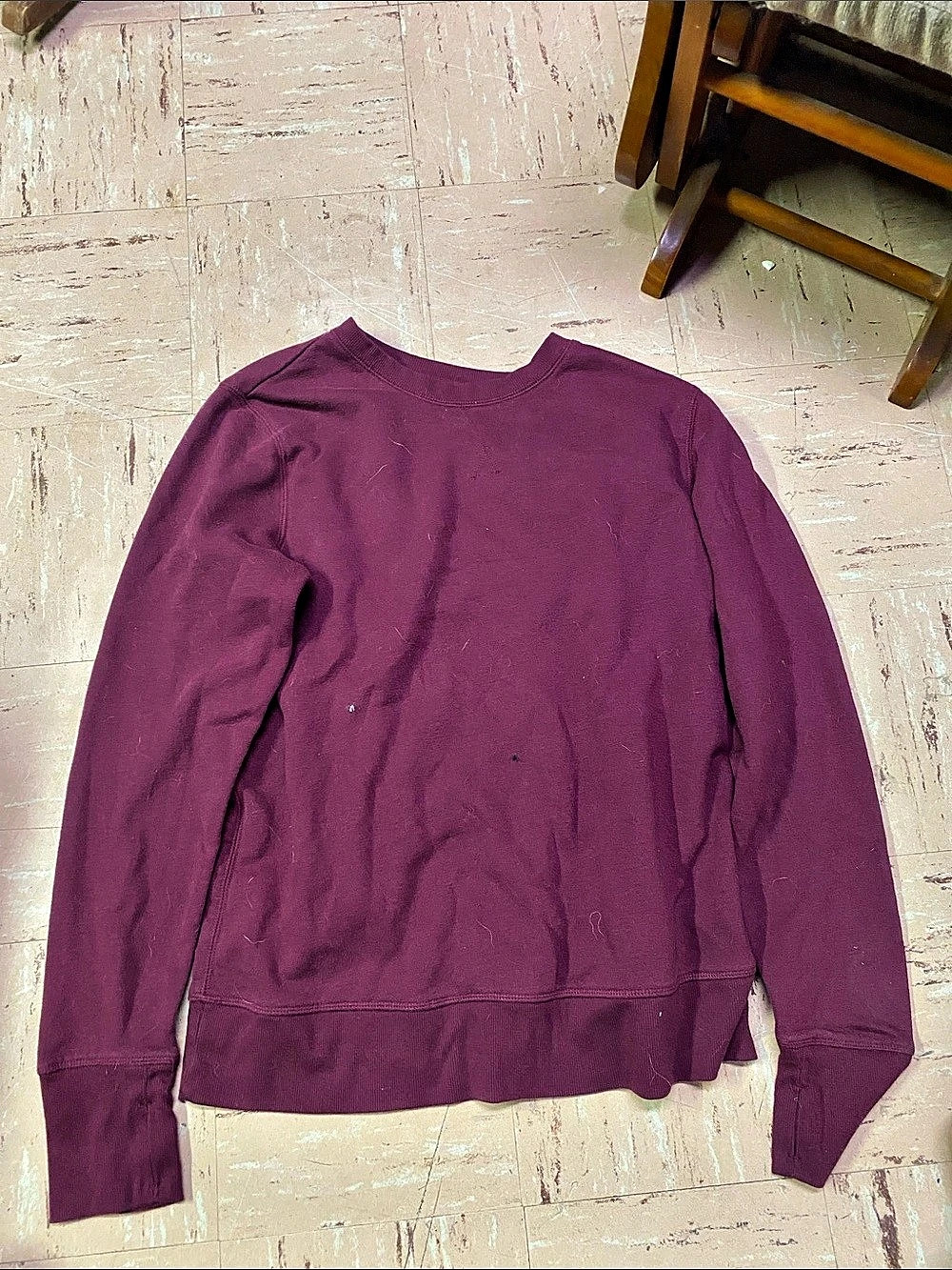 Women's Purple Crewneck Sweatshirt